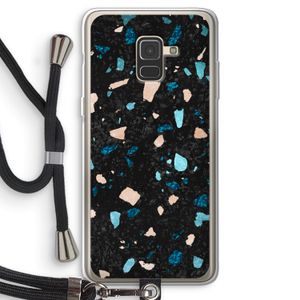 Terrazzo N°11: Samsung Galaxy A8 (2018) Transparant Hoesje met koord