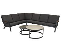 Qopps Avios loungehoek met Sprog koffietafel set