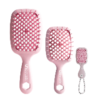 UNbrush Complete Pastel Peony Set - UNbrush Regular, Mini & Keychain