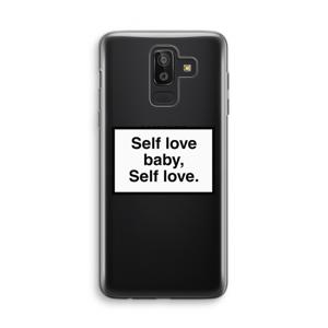 Self love: Samsung Galaxy J8 (2018) Transparant Hoesje