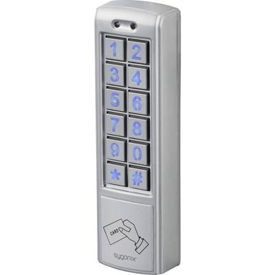 Sygonix SY-6421352 Codetoetsenbord met RFID Oppervlakmontage 12 V DC/AC, 24 V DC/AC IP66 Met verlicht toetsenbord
