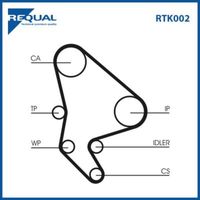 Requal Distributieriem kit RTK002 - thumbnail