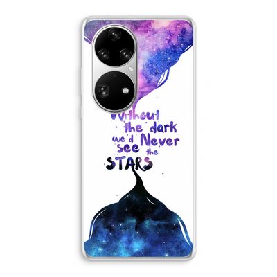 Stars quote: Huawei P50 Pro Transparant Hoesje