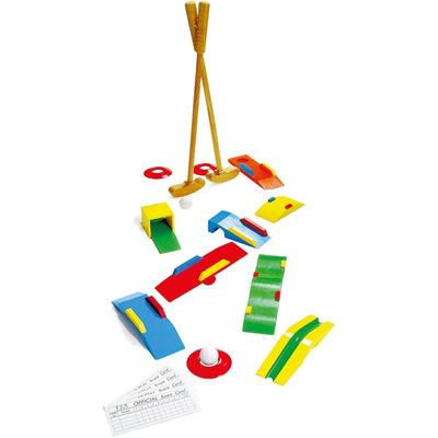 Houten golfset