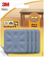 3M SP62A12 vloerbeschermer voor meubilair 4 stuk(s) Vierkant