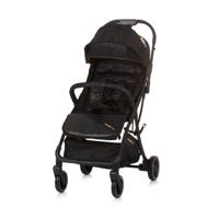 Chipolino Kiss Autofolding Opvouwbare Buggy Obsidian Black