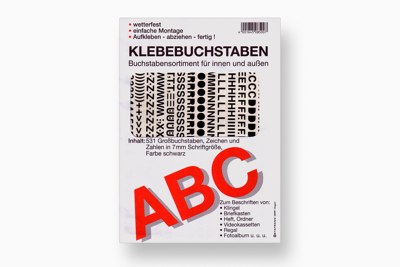 Metafranc Alfabet Volledig 7Mm Zwart - WU0500850