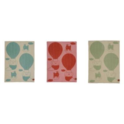 Klippan wiegdeken recycled wool Balloon-Groen