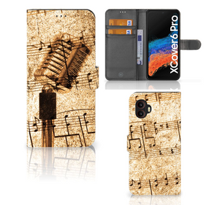 Samsung Galaxy Xcover 6 Pro Telefoonhoesje met foto Bladmuziek