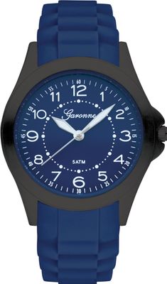Garonne 466 kinderhorloge (Kleur band: blauw, Kleur wijzerplaat: blauw)