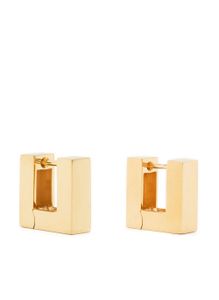 Tom Wood petites boucles d'oreilles Square Hoop Satin