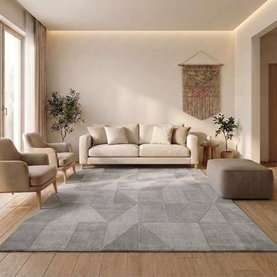 Wollen Vloerkleed Ursule - Grijs 250x80cm - Wol - Dekbed-Discounter.nl