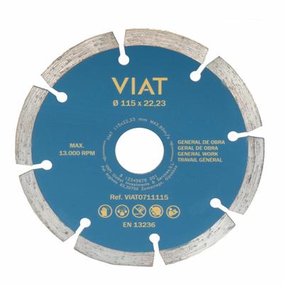 Snijschijf Viat 0711115 Metselwerk/werken Droog Ø 115 x 2 x 22,2 mm