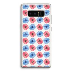 Klaproosjes: Samsung Galaxy Note 8 Transparant Hoesje
