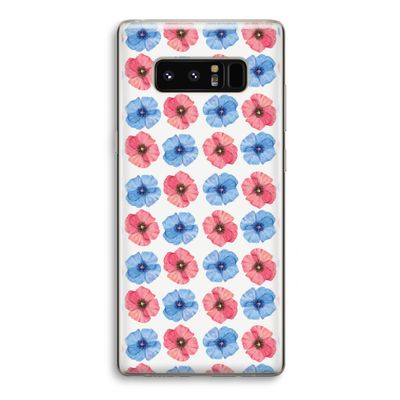 Klaproosjes: Samsung Galaxy Note 8 Transparant Hoesje