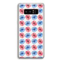 Klaproosjes: Samsung Galaxy Note 8 Transparant Hoesje