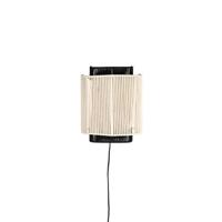 Dutchbone Elon Wandlamp Beige| Zwart