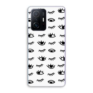 Eye pattern #2: Xiaomi 11T Pro Transparant Hoesje