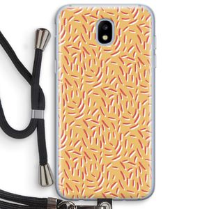 Camouflage: Samsung Galaxy J5 (2017) Transparant Hoesje met koord
