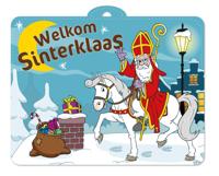 Sinterklaas Deurbord Cartoon 30x40cm Sinterklaas Deurbord Cartoon 30x40cm