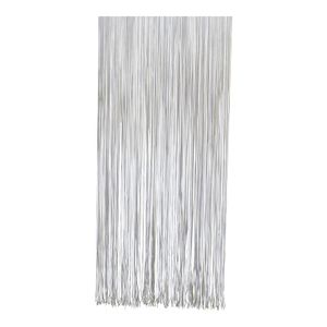 Vliegengordijn/deurgordijn pvc spaghetti wit 230 cm   -