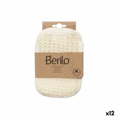 Exfoliërende Handschoen Berilo B7083-5 Wit Beige (12 Stuks)