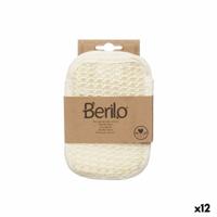 Exfoliërende Handschoen Berilo B7083-5 Wit Beige (12 Stuks)