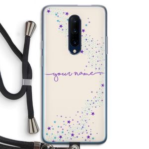 Sterren: OnePlus 7 Pro Transparant Hoesje met koord