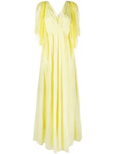 Forte Forte robe mongue à superposition en tulle - Jaune