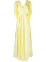 Forte Forte robe mongue à superposition en tulle - Jaune