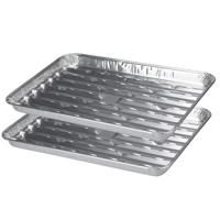 Set van 8x stuks barbecue grillschalen 36 cm