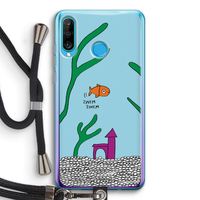 Aquarium: Huawei P30 Lite Transparant Hoesje met koord