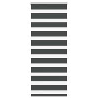 VidaXL Zebra rolgordijn 65x150 cm stofbreedte 60,9 cm zwart