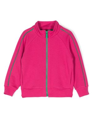 Monnalisa cardigan à imprimé graphique - Rose