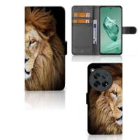 OnePlus 12 | Telefoonhoesje | Met pasjeshouder | Leeuw