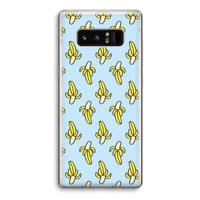 Bananas: Samsung Galaxy Note 8 Transparant Hoesje