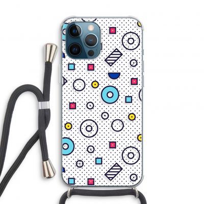 8-bit N°9: iPhone 12 Pro Transparant Hoesje met koord
