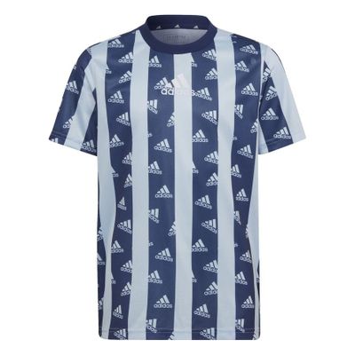 adidas T-shirt Brand Love - Navy/Blauw Kids