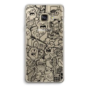 Vexx Black City : Samsung Galaxy A3 (2016) Transparant Hoesje