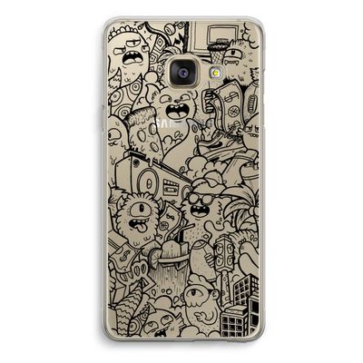Vexx Black City : Samsung Galaxy A3 (2016) Transparant Hoesje