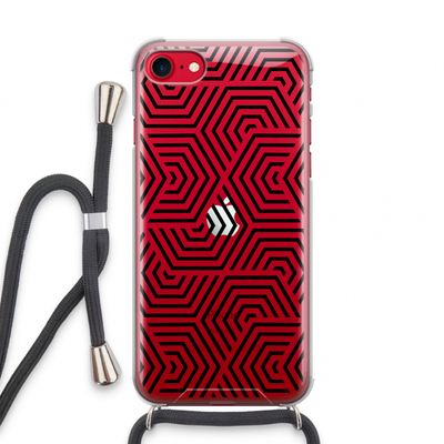 Magic pattern: iPhone SE 2020 Transparant Hoesje met koord