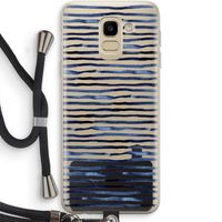 Verrassende lijnen: Samsung Galaxy J6 (2018) Transparant Hoesje met koord