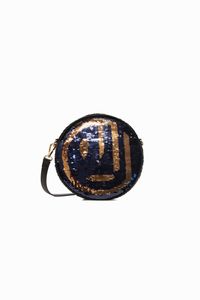 Ronde tas met Desigual-"mensen" - BLACK - U