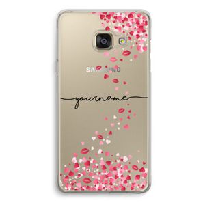 Hartjes en kusjes: Samsung A3 (2017) Transparant Hoesje