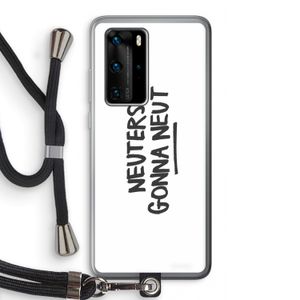 Neuters: Huawei P40 Pro Transparant Hoesje met koord