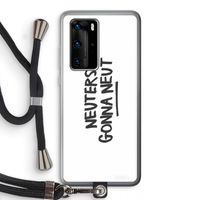 Neuters: Huawei P40 Pro Transparant Hoesje met koord