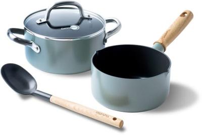 GreenPan Pannenset met spatel Mayflower - 2 Delig