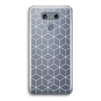 Zwart-witte kubussen: LG G6 Transparant Hoesje Zwart-witte kubussen: LG G6 Transparant Hoesje