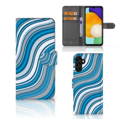 Samsung Galaxy A04s | Samsung Galaxy A13 5G | Telefoon Hoesje | Waves Blue