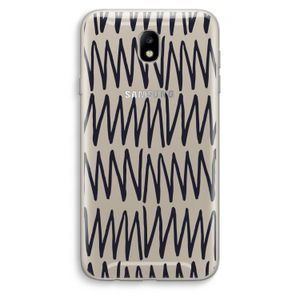Marrakech Zigzag: Samsung Galaxy J7 (2017) Transparant Hoesje